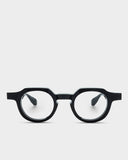 retro future black eyeglasses made in japan