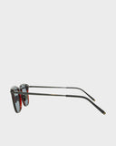 Masunaga MKT Rigel S49 BK-Red Grey 49 Luminlens