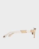 Matsuda 10605H Brushed Gold - Milk White