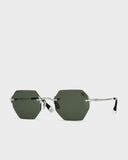 TVR536 Sterling Silver Octagon - Green 47