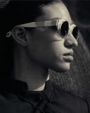 Matsuda 10605H Brushed Gold - Milk White